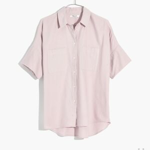 Madewell Men's Light Pink Casual Button Down Shirt